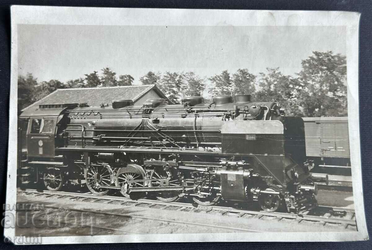 3910 Kingdom of Bulgaria BDZ Train locomotive near Sofia 1920s