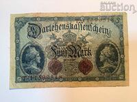 Германия 5 марки 1914 година