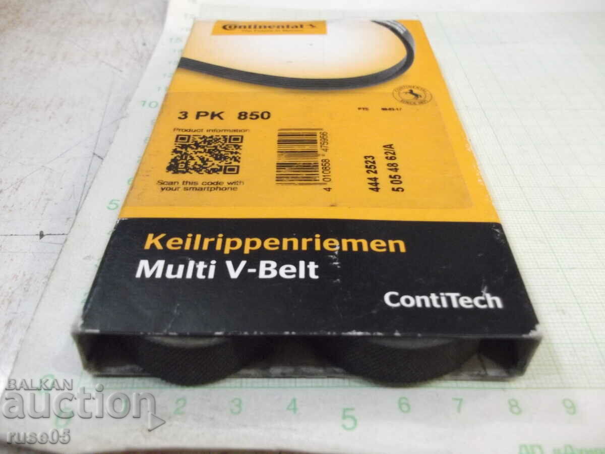 Auction  Track belt "CONTITECH 3 PK 850" new