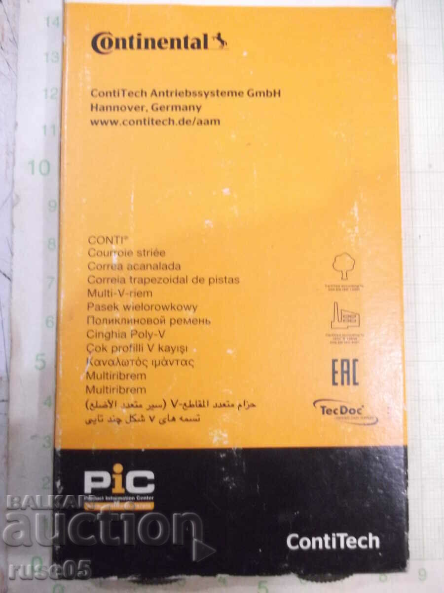 Delivery of Track belt "CONTITECH 3 PK 850" new