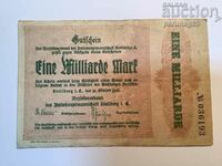 Germany 1 billion marks 1923