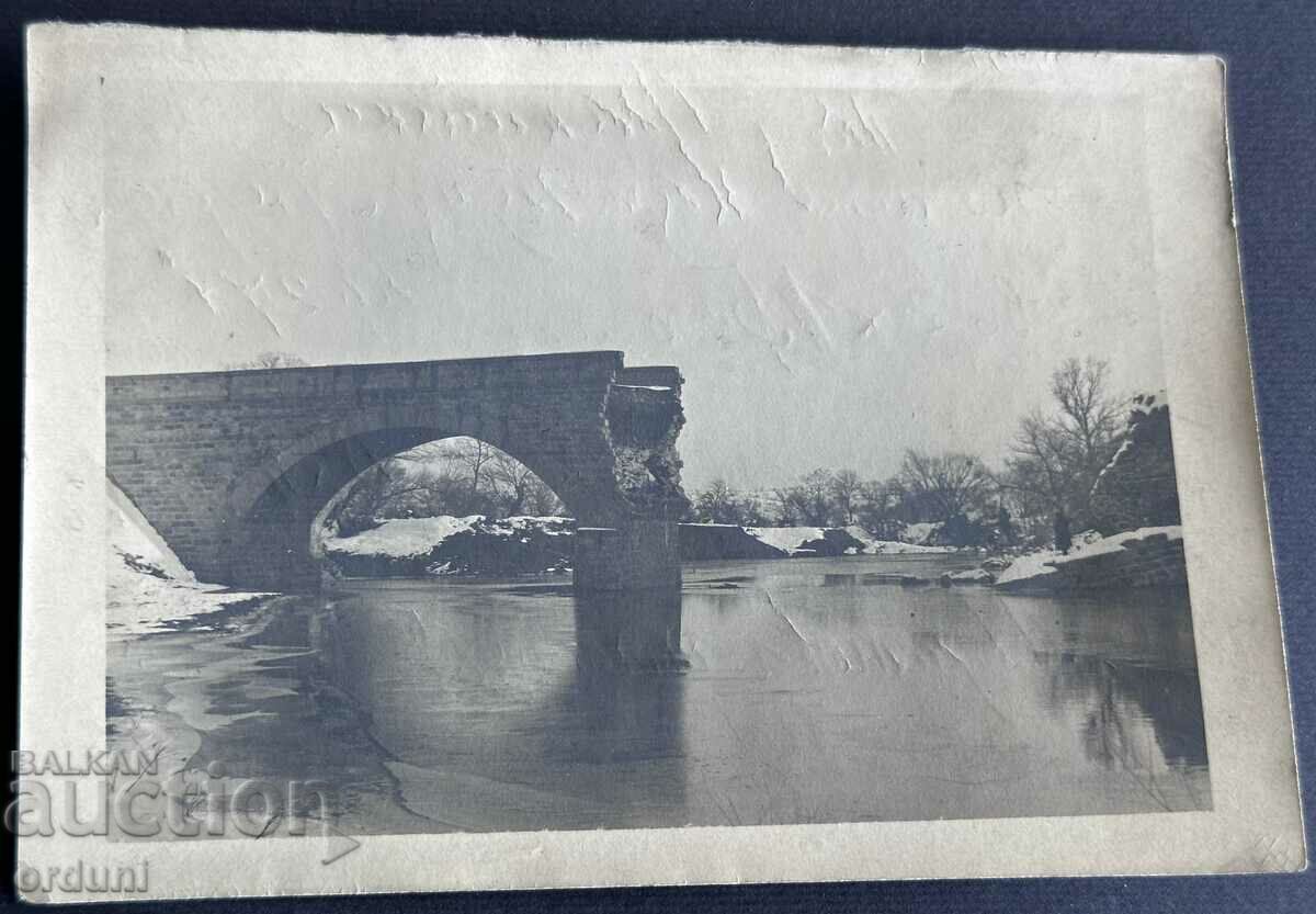 3927 Царство България разрушен мост река Факийска град Среде