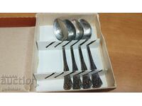 Tea spoons, USSR, engraved, 4 pcs.