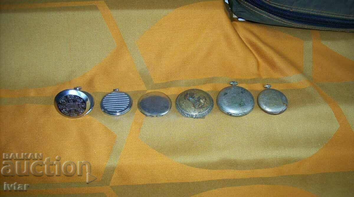 Lot of cases and covers for pocket watches