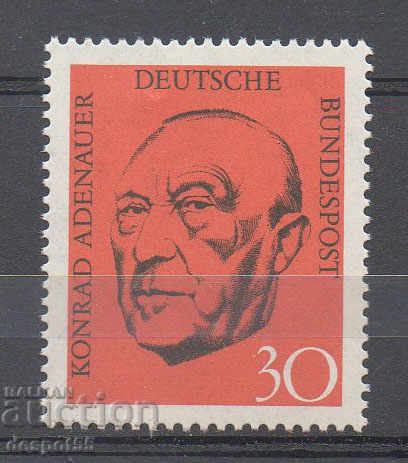 1968. ГФР. Мемориално издание за Конрад Аденауер. 1968. ГФР. Мемориално издание за Конрад Аденауер.