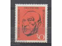 1968. GFR. Αναμνηστική έκδοση για τον Konrad Adenauer.