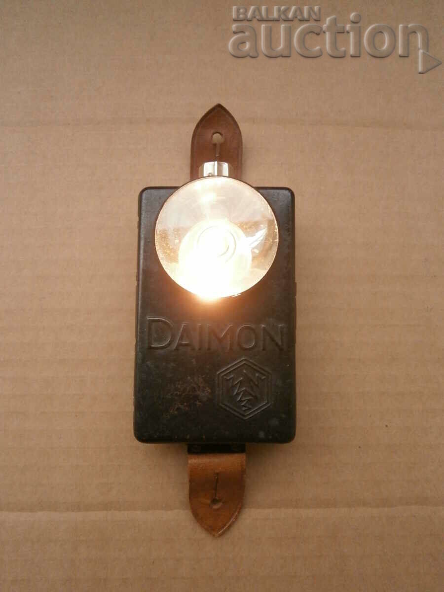 Old flashlight DAIMON lamp searchlight WERMACHT WW2 with price 110.00 BGN | € 56.24 Old flashlight DAIMON lamp searchlight WERMACHT WW2 with price 110.00 BGN | € 56.24