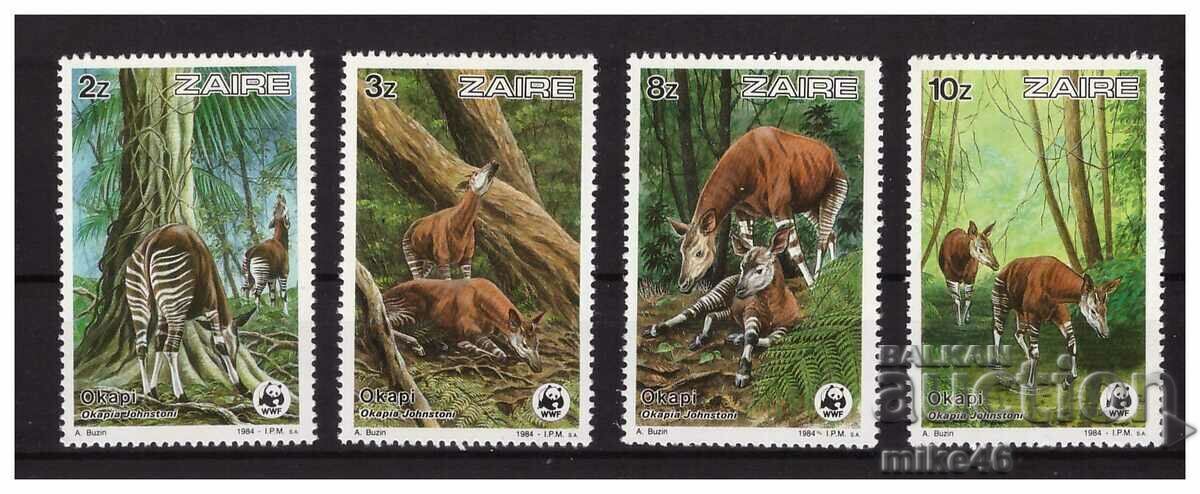 ZAIR 1984 Okapi streak curat