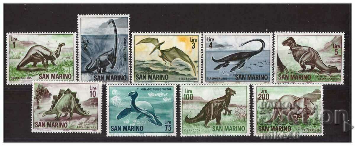 SAN MARINO 1965 Dinosaurs Clean Series