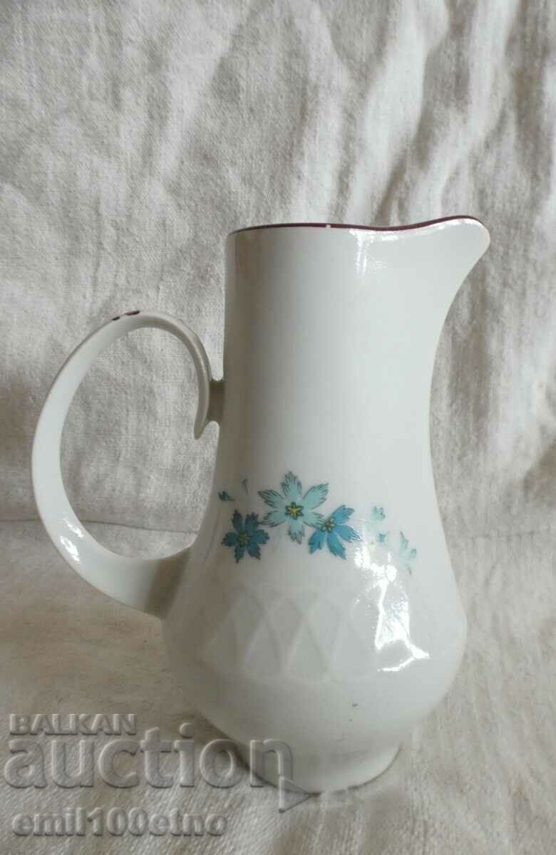 Small jug old Bulgarian porcelain Isis