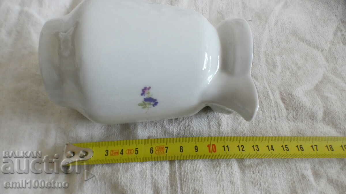Small jug, old Bulgarian porcelain Kitka Novi Pazar - 7 Small jug, old Bulgarian porcelain Kitka Novi Pazar - 7