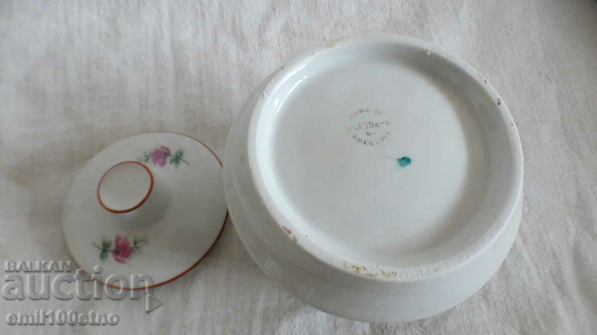 Old Bulgarian porcelain Isis sugar bowl - 5 Old Bulgarian porcelain Isis sugar bowl - 5