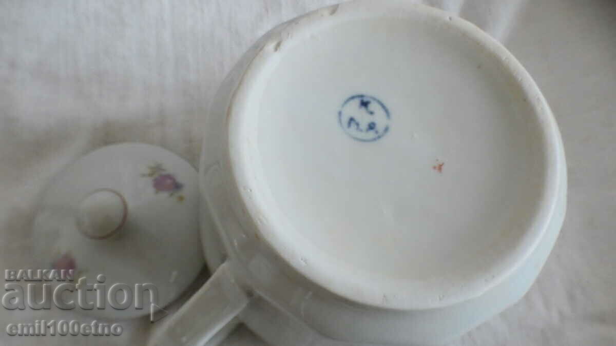 Very old Bulgarian porcelain teapot, Kitka, Novi Pazar - 6