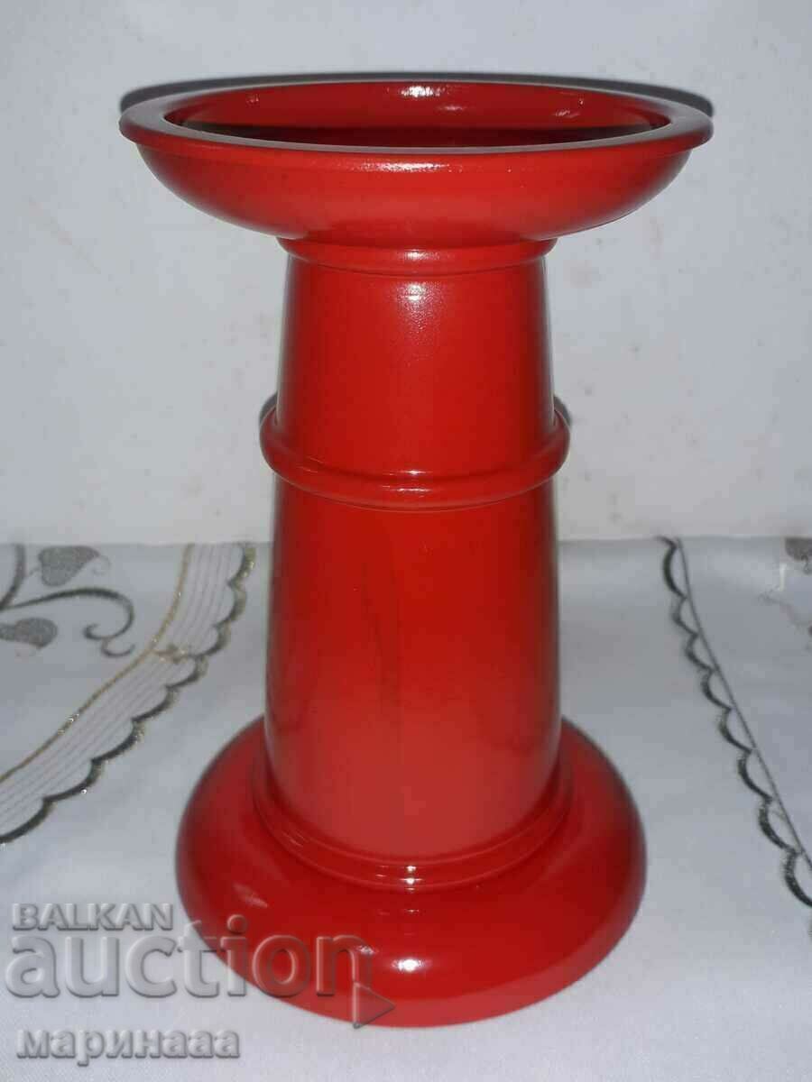 NEW CANDLE HOLDER. WOOD