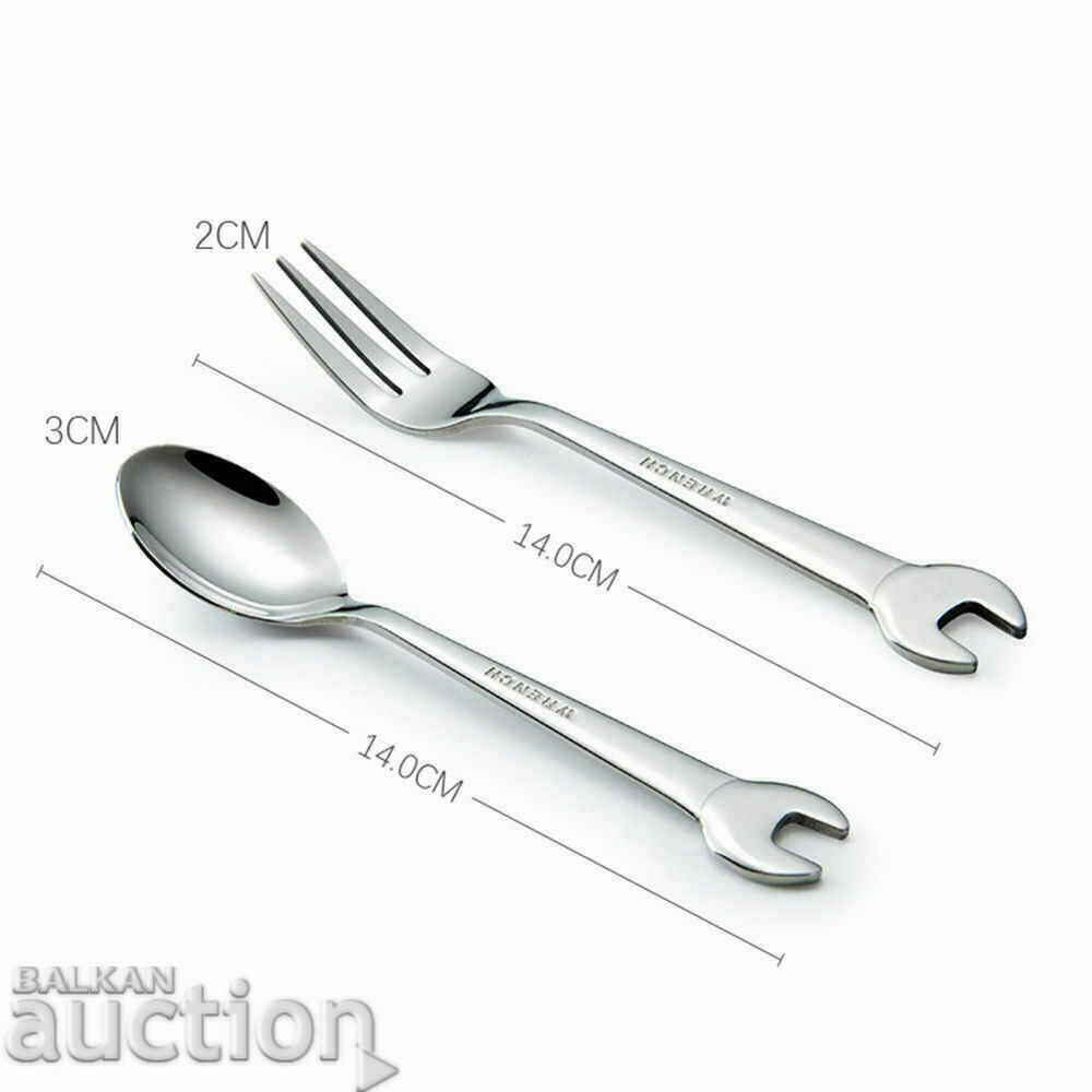 Set spoon and fork - spanner mounter master spec with price 16.00 BGN | € 8.18