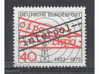 1973. Germany. 50 years INTERPOL.