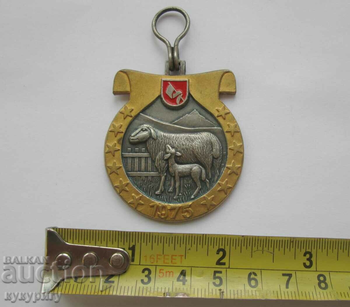 Livrarea Spectacol de oi cu Medalia Ciobanului Vechi 1975 Livrarea Spectacol de oi cu Medalia Ciobanului Vechi 1975