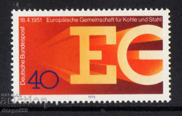 1976. GFR. European Coal and Steel Union.