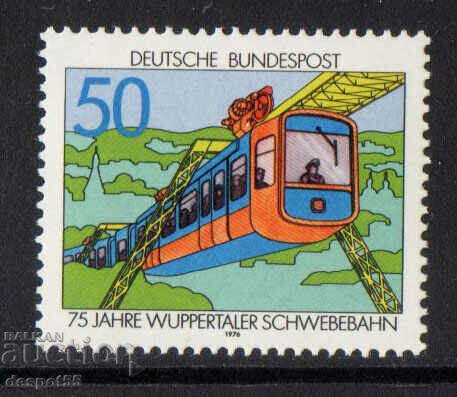 1976. GFR. The Wuppertal Aerial Cableway.