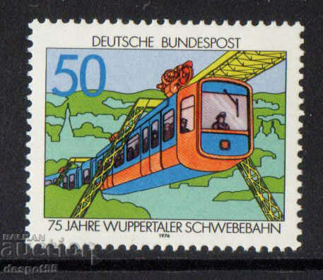 1976. GFR. Telecabina aeriană Wuppertal.