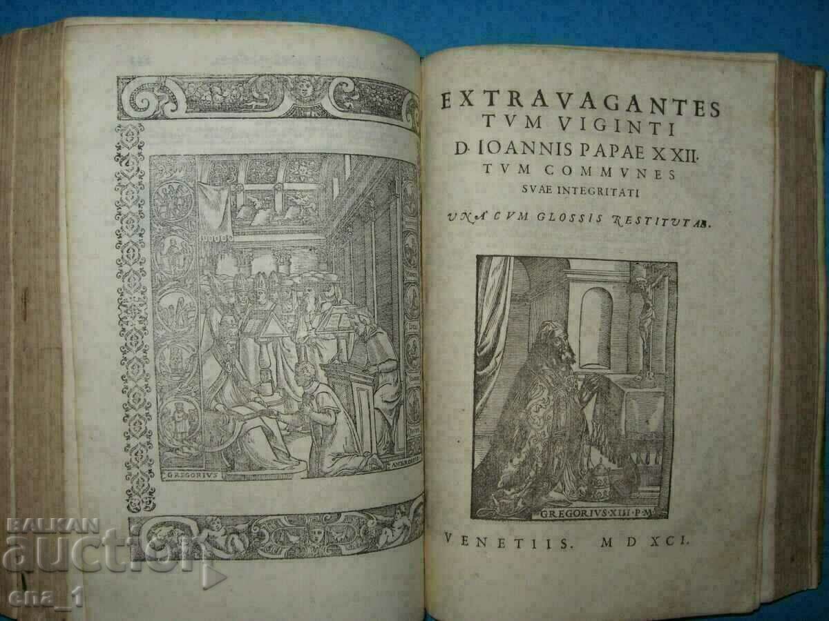 A unique lot of 3 books on Law in Latin from 1591 - 5 A unique lot of 3 books on Law in Latin from 1591 - 5
