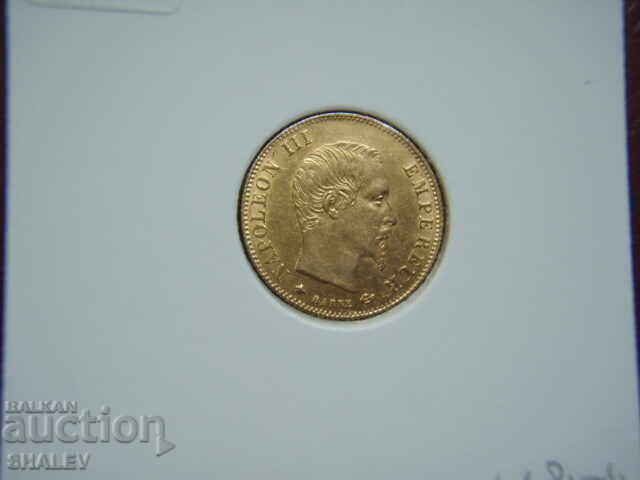 5 Francs 1860 ВВ France (5 Francs France) - XF/AU (gold) - 5 5 Francs 1860 ВВ France (5 Francs France) - XF/AU (gold) - 5