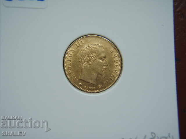 5 franci 1860 ВВ Franța (5 franci Franța) - XF/AU (aur) - 6