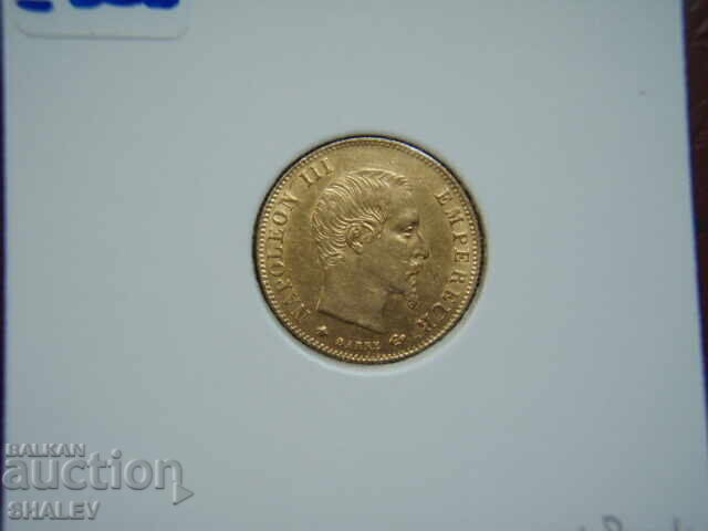 5 franci 1860 ВВ Franța (5 franci Franța) - XF/AU (aur) - 7
