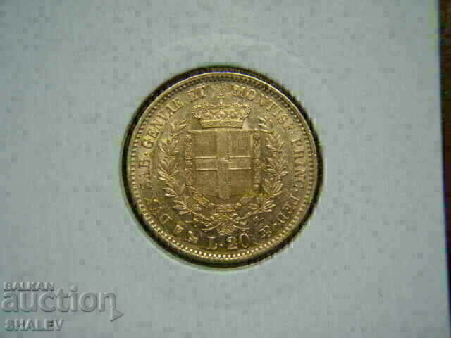 Delivery of 20 Lire 1856 P Sardinia / Italy (Sardinia) - AU+ (gold)