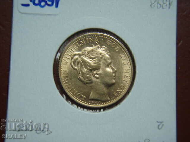 10 Gulden 1898 Netherlands /2 - AU/Unc (gold) - 6 10 Gulden 1898 Netherlands /2 - AU/Unc (gold) - 6