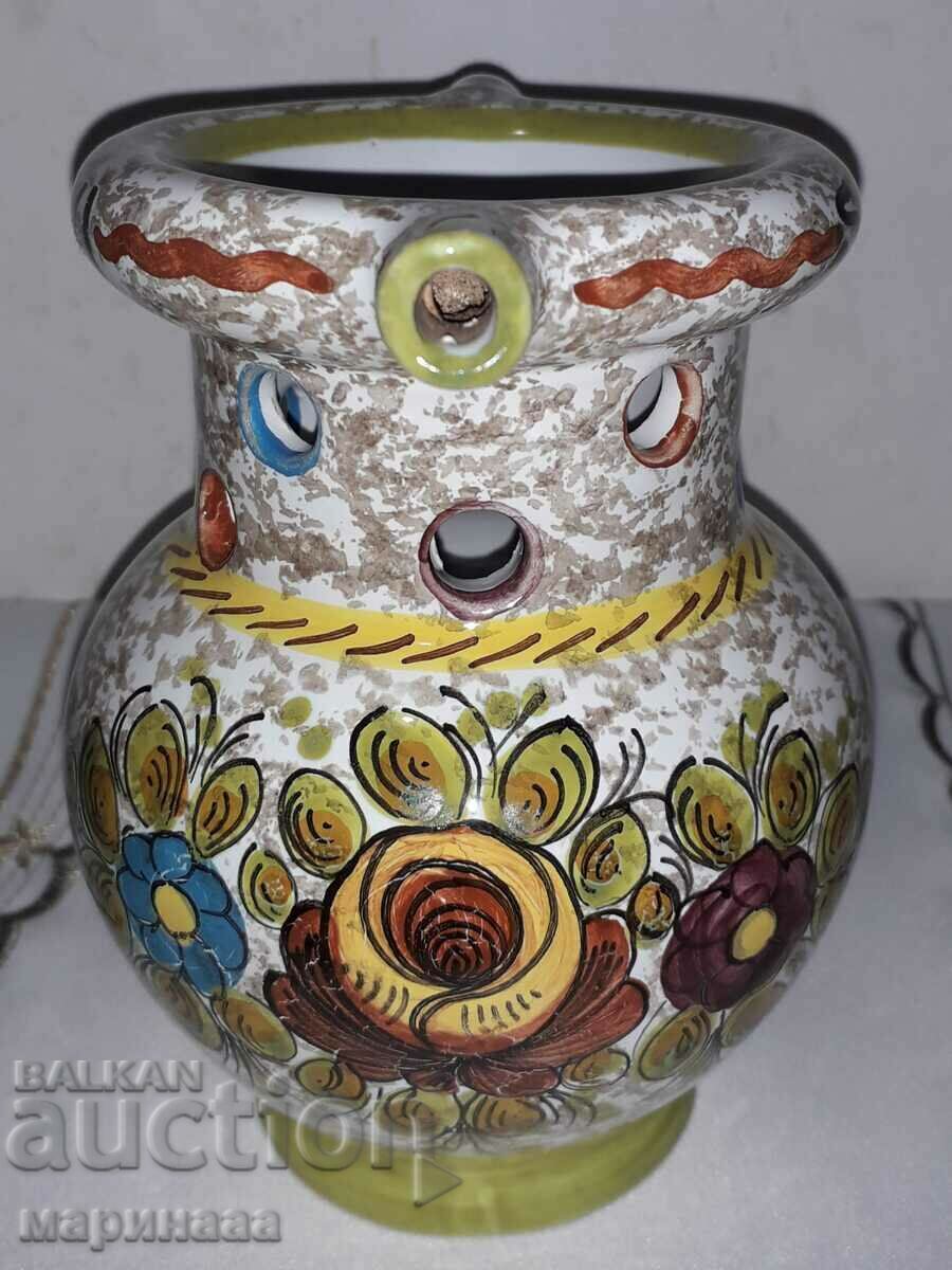 AN INTERESTING BEAUTIFUL POT WITH A SPOUT