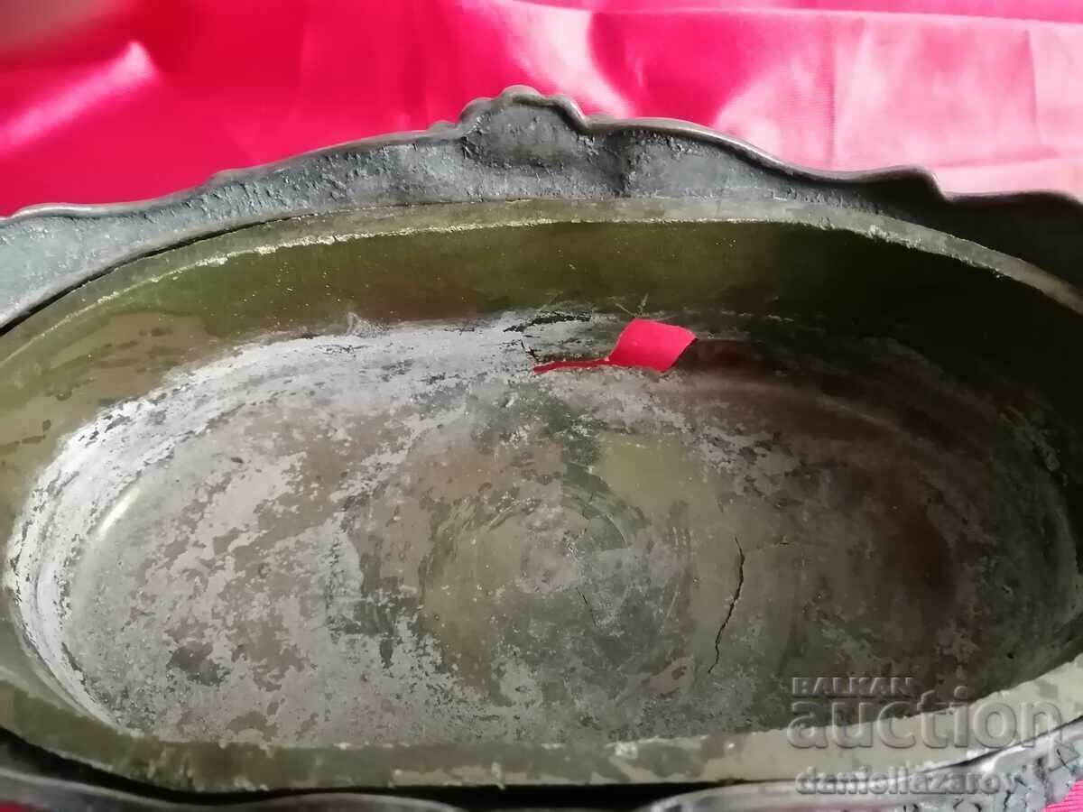 Delivery of Old Bronze BAROQUE GARDINIERA with Stand Delivery of Old Bronze BAROQUE GARDINIERA with Stand