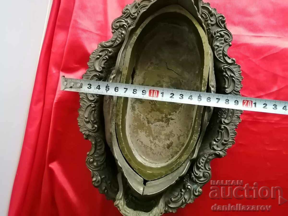 Old Bronze BAROQUE GARDINIERA with Stand - 7 Old Bronze BAROQUE GARDINIERA with Stand - 7