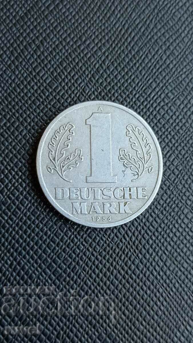 Германия 1 марка, 1956 г.