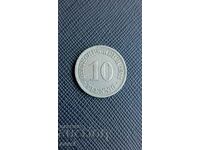 Germania 10 Pfennig, 1911