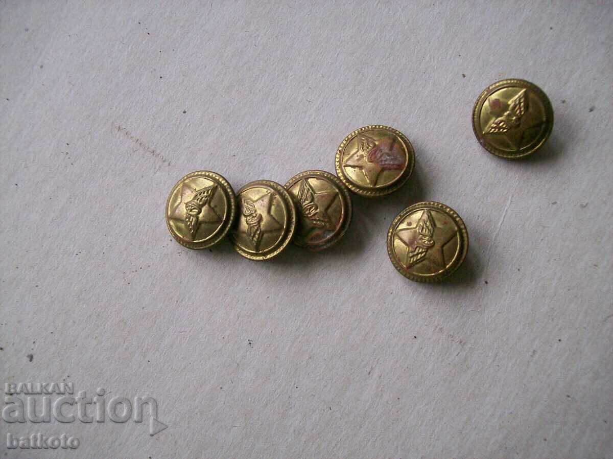 A large lot of soca machinist's small parade buttons