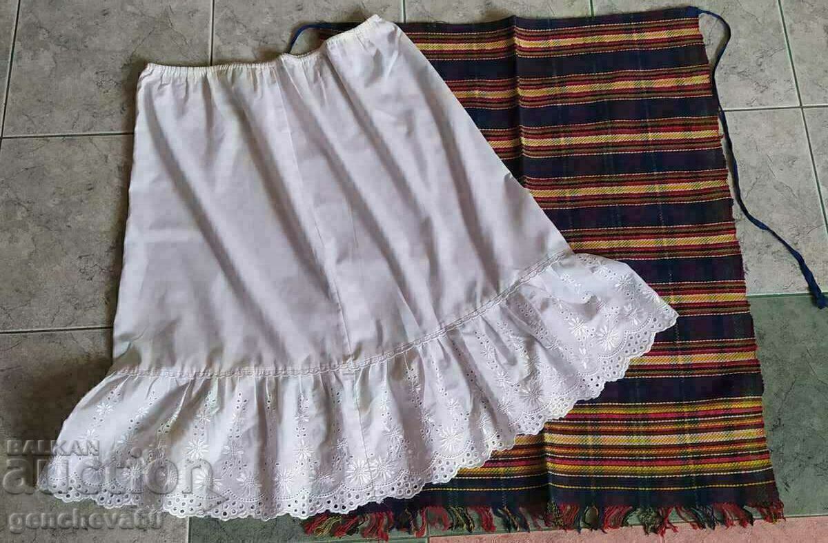 Authentic apron and petticoat, embroidery, costumes with price 50.00 BGN | € 25.56 Authentic apron and petticoat, embroidery, costumes with price 50.00 BGN | € 25.56
