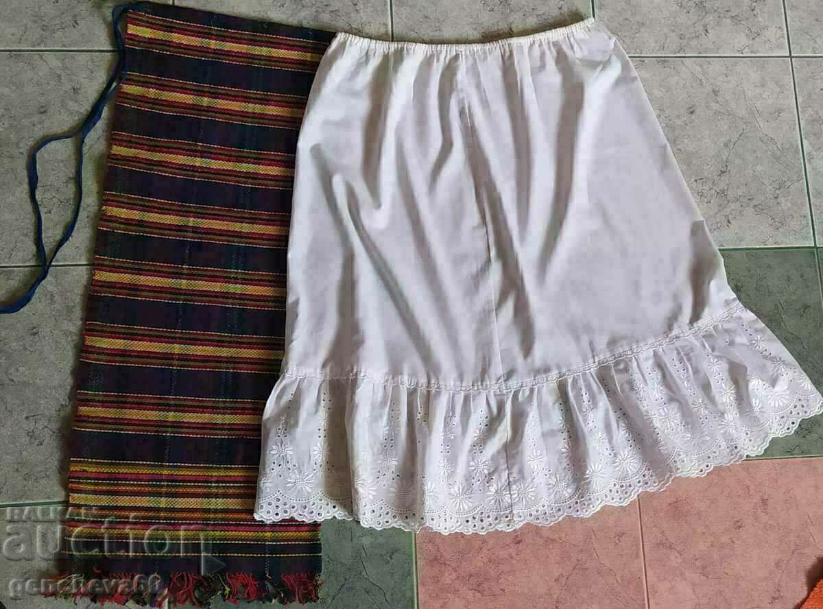 Șorț și jupon autentice, broderii, costume - 5