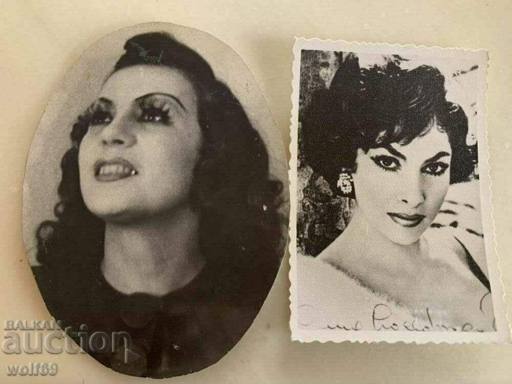 Famous artists-Gina Lollobrigida-Italy-2 pieces