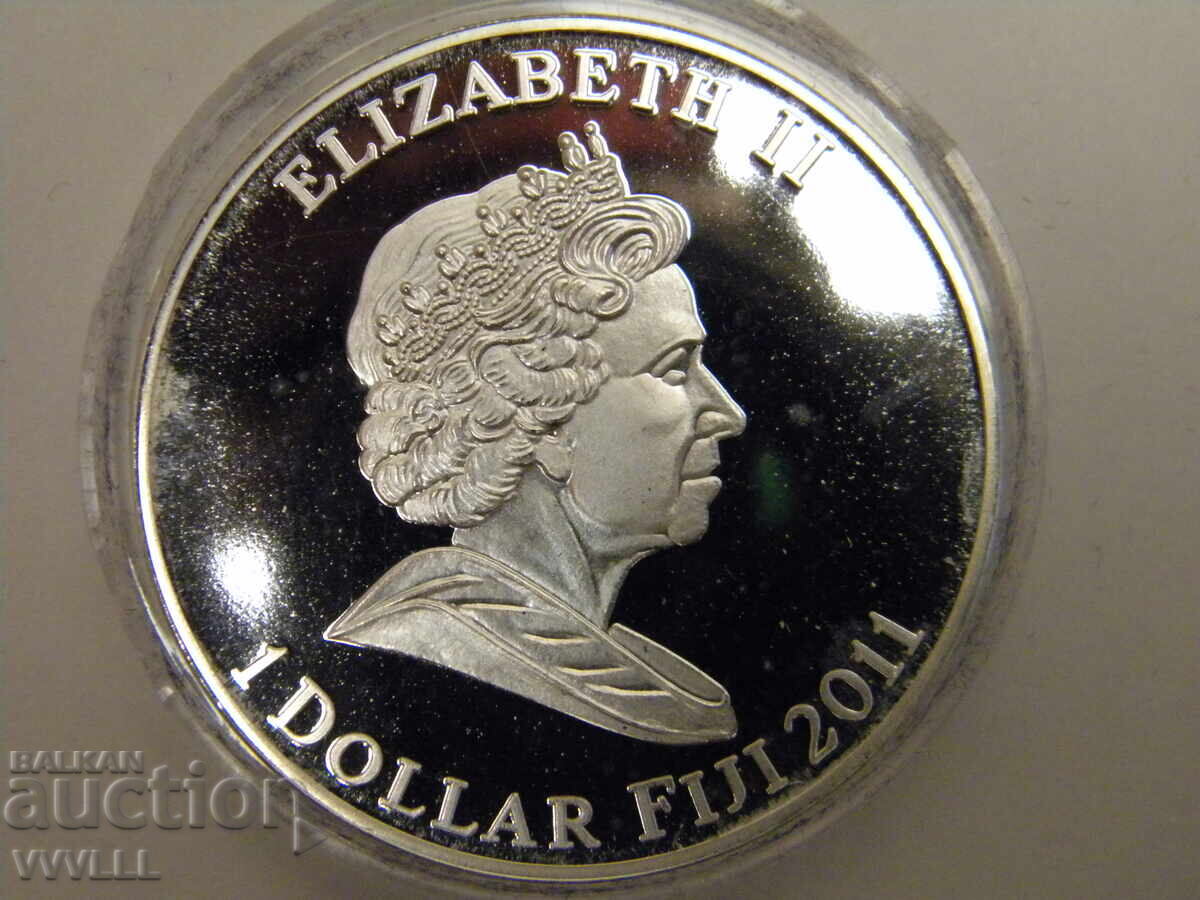 Auction 2011 1 dollar. Fiji. Astronomy. 2 coins. Auction 2011 1 dollar. Fiji. Astronomy. 2 coins.