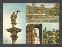 Warszawa - traveled Post card Poland - A 1622