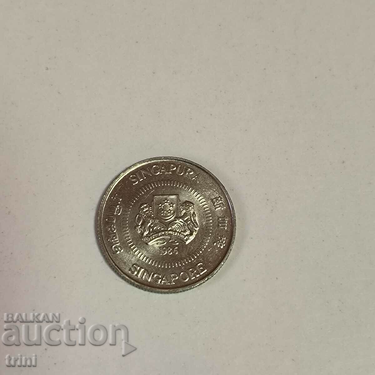 Singapore 10 cents 1986 year g63 with price 1.00 BGN | € 0.51 Singapore 10 cents 1986 year g63 with price 1.00 BGN | € 0.51