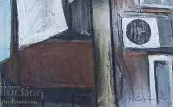 Lyuben Stoev painting The cycle "The other city - view from above" - 6 Lyuben Stoev painting The cycle "The other city - view from above" - 6