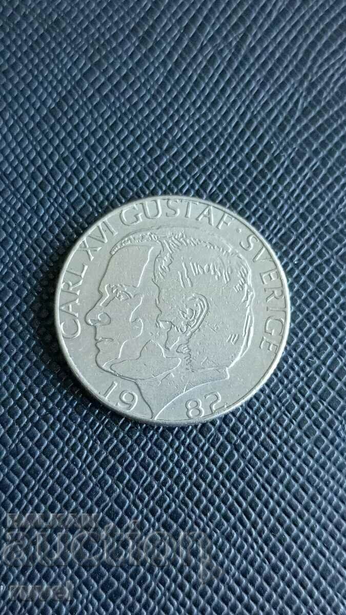 Sweden 1 kroner, 1982