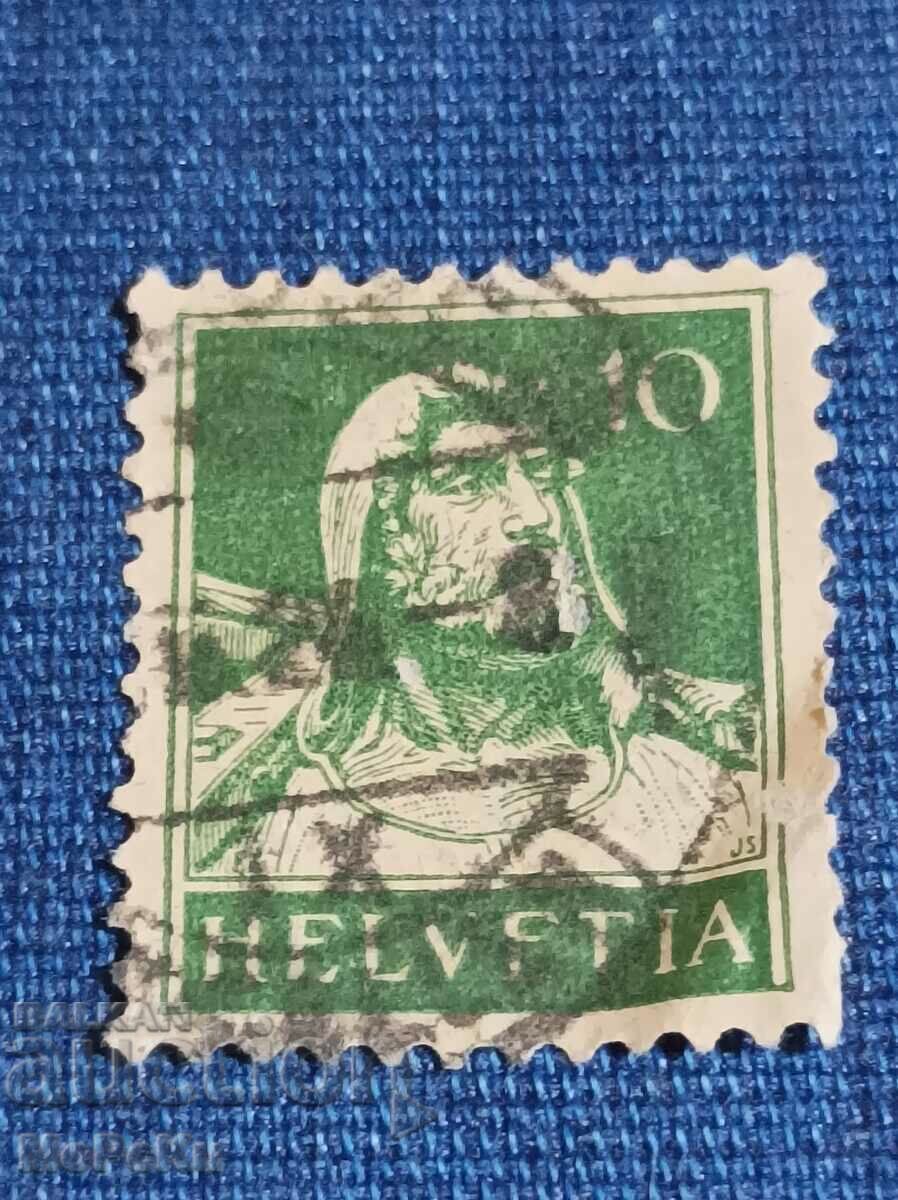 Пощенска марка Helvetia