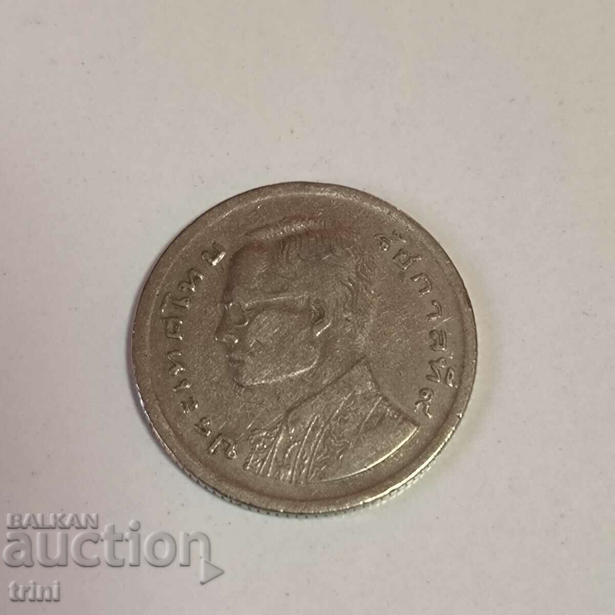 Thailand 1 baht 2520 (1977) year g71 with price 1.50 BGN | € 0.77