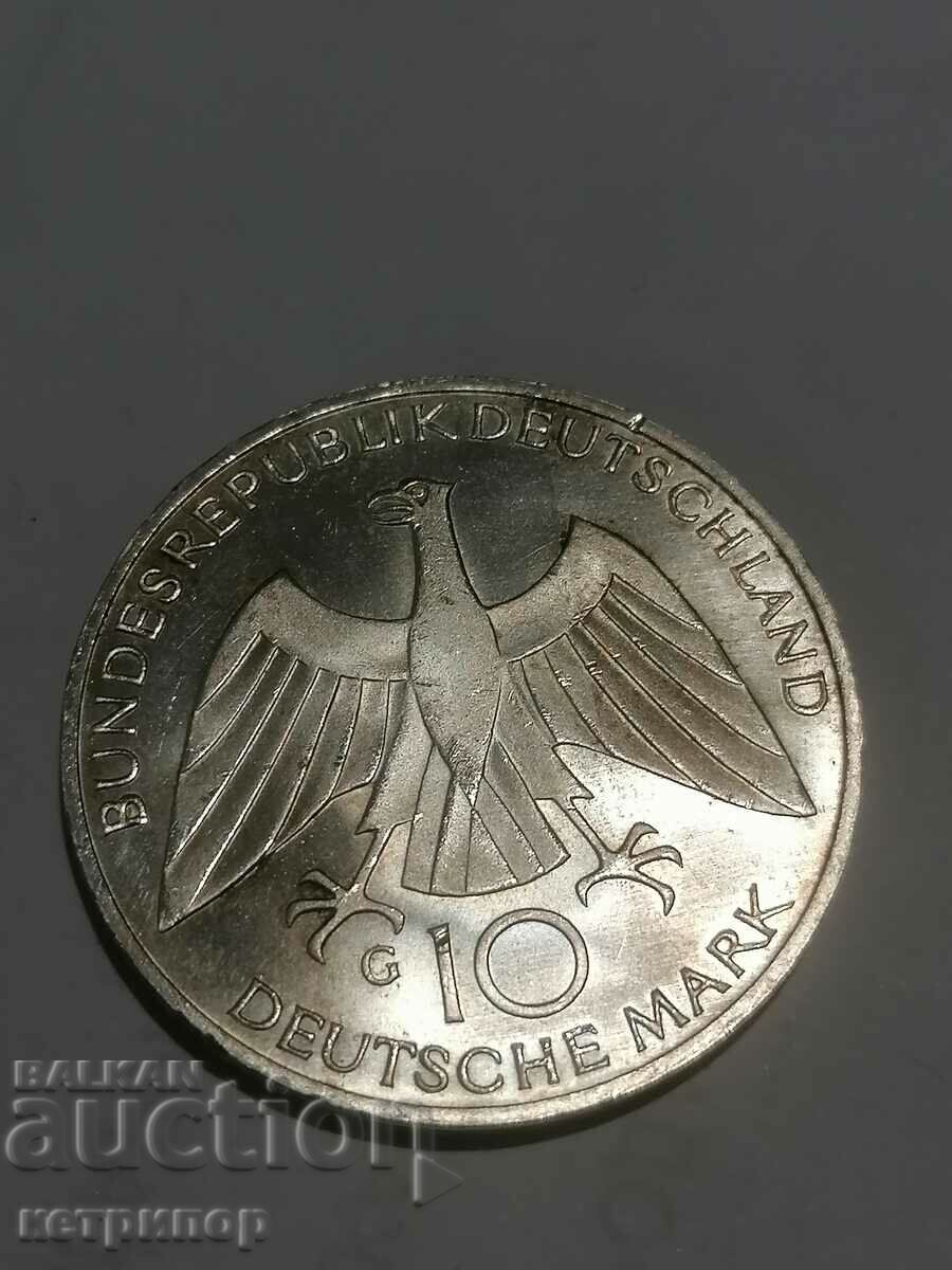 10 stamps Germany 1972 G silver with price 25.50 BGN | € 13.04