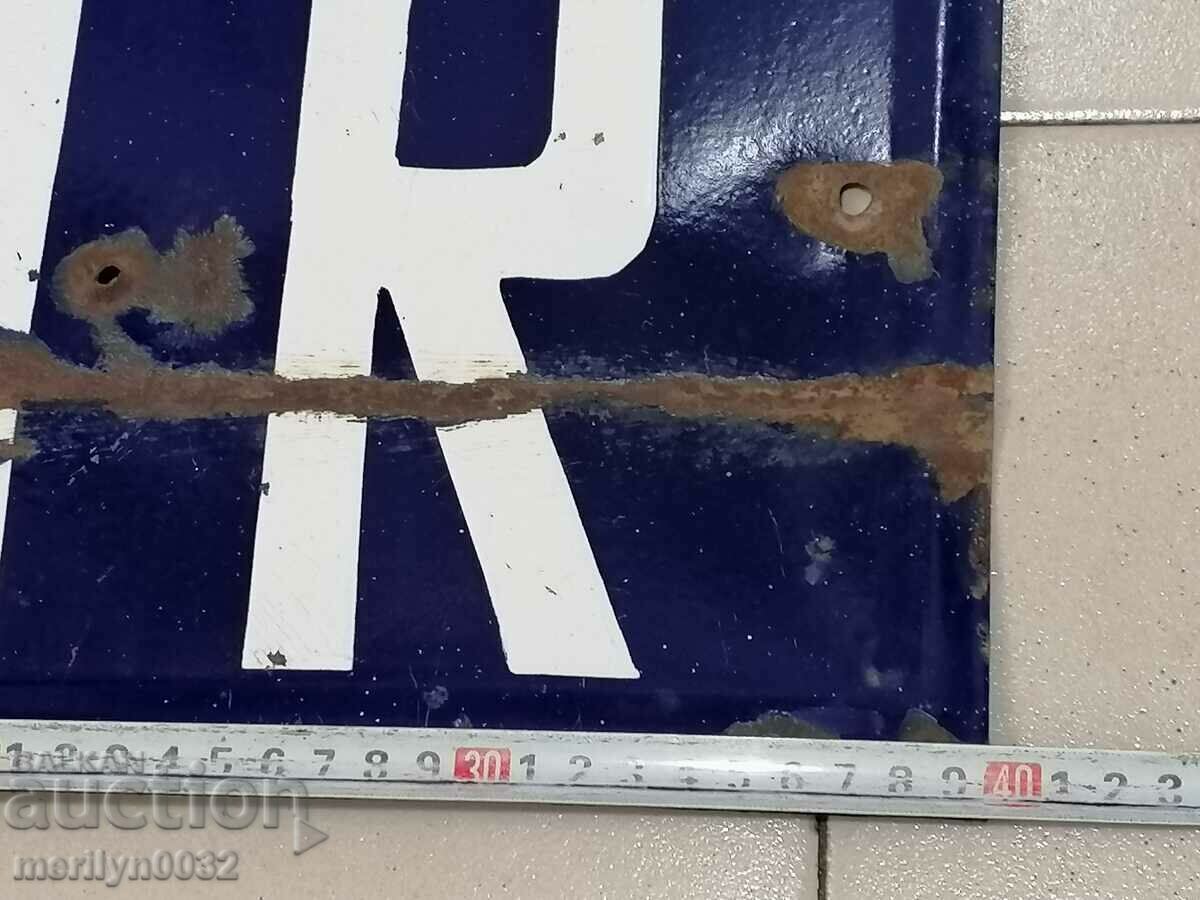 Livrarea Placă socială emailată, farfurie 40/25 cm