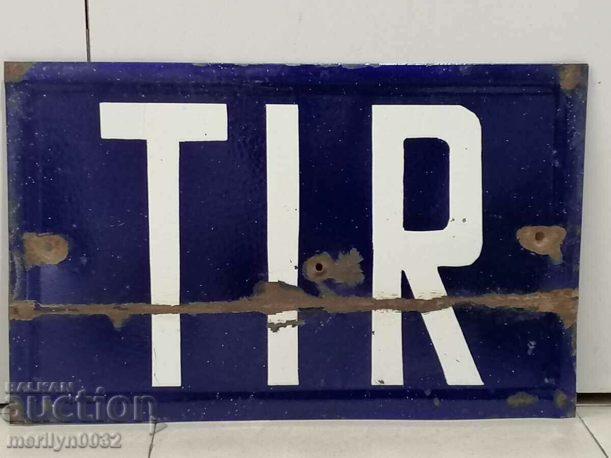 Placă socială emailată, farfurie 40/25 cm - 6