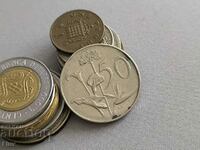 Монета - Южна Африка - 50 цента | 1966г.